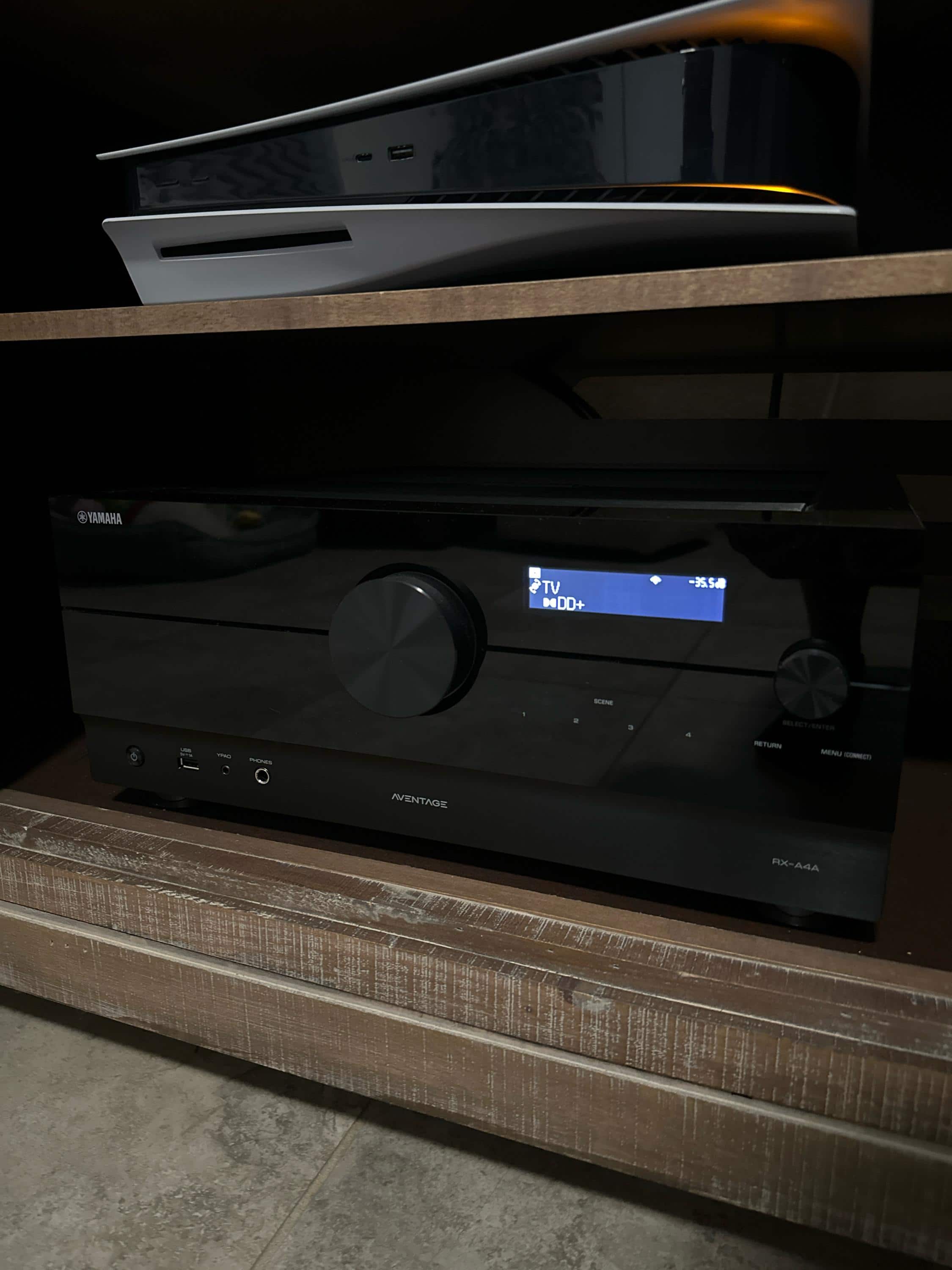 Yamaha AVENTAGE RX A4A 110W 7.2 Channel AV Receiver with 8K Yamaha AVENTAGE RX A4A 110W 7.2 Channel AV Receiver with 8K