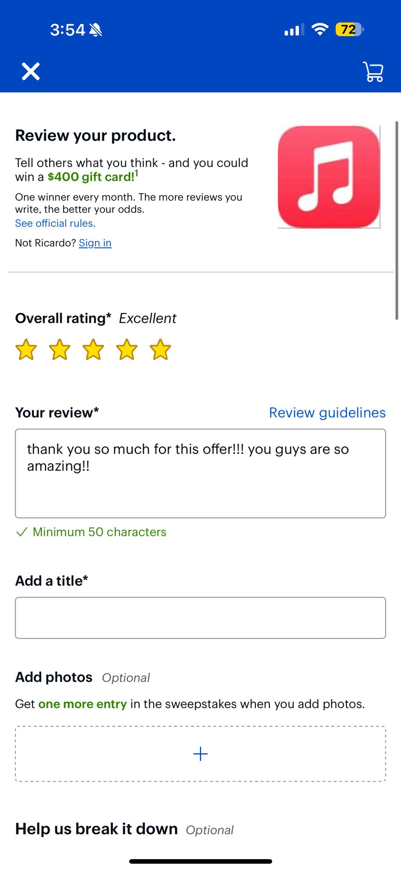 Customer provided, click to load a larger version