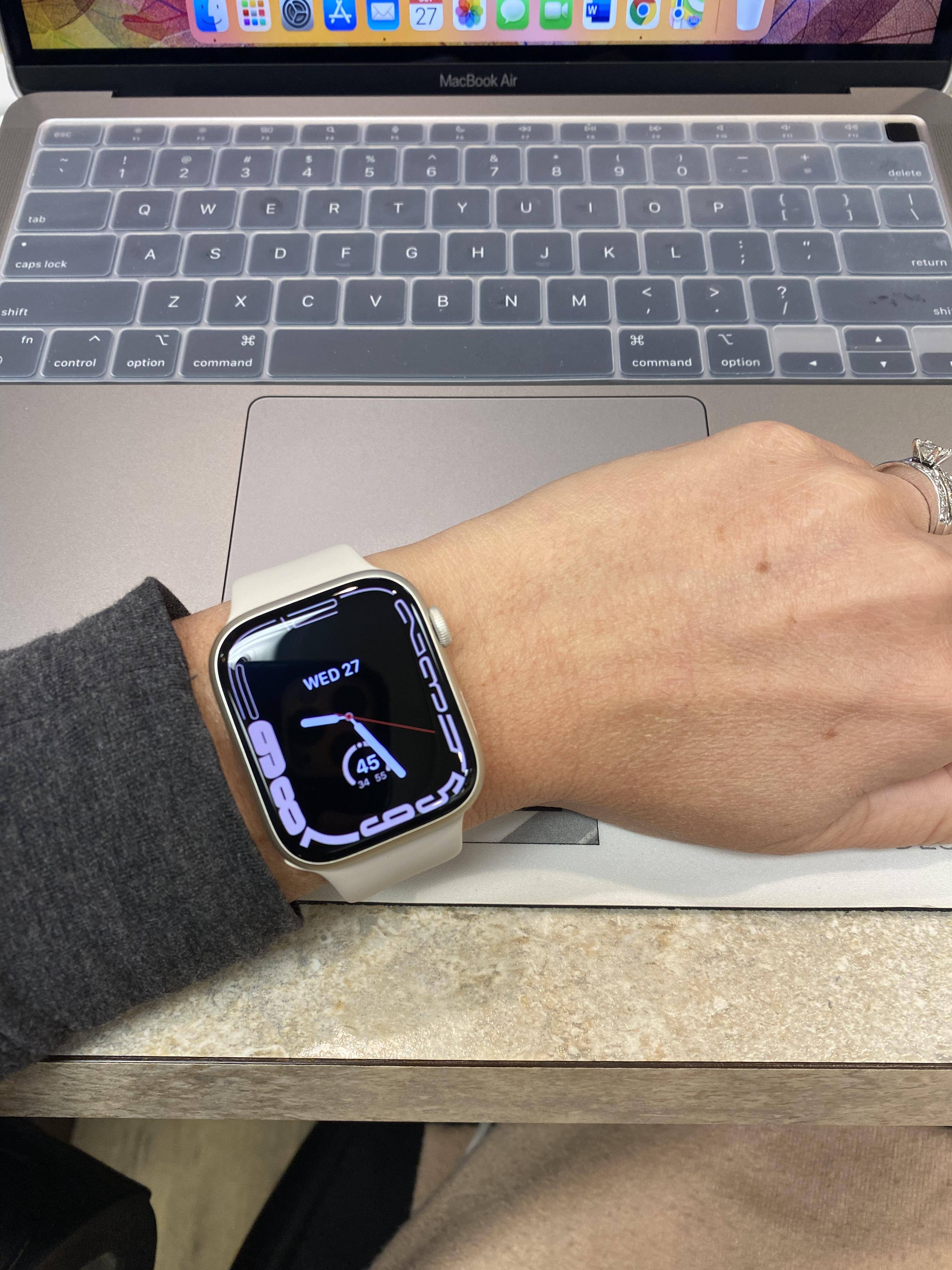 Apple - YOU Apple Watch Series 7 45mm Aluminum Case with Sport Band