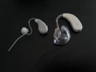 OTC is smaller, thinner tube, whereas the Rx model has a custom molded earpiece, click to load a larger version