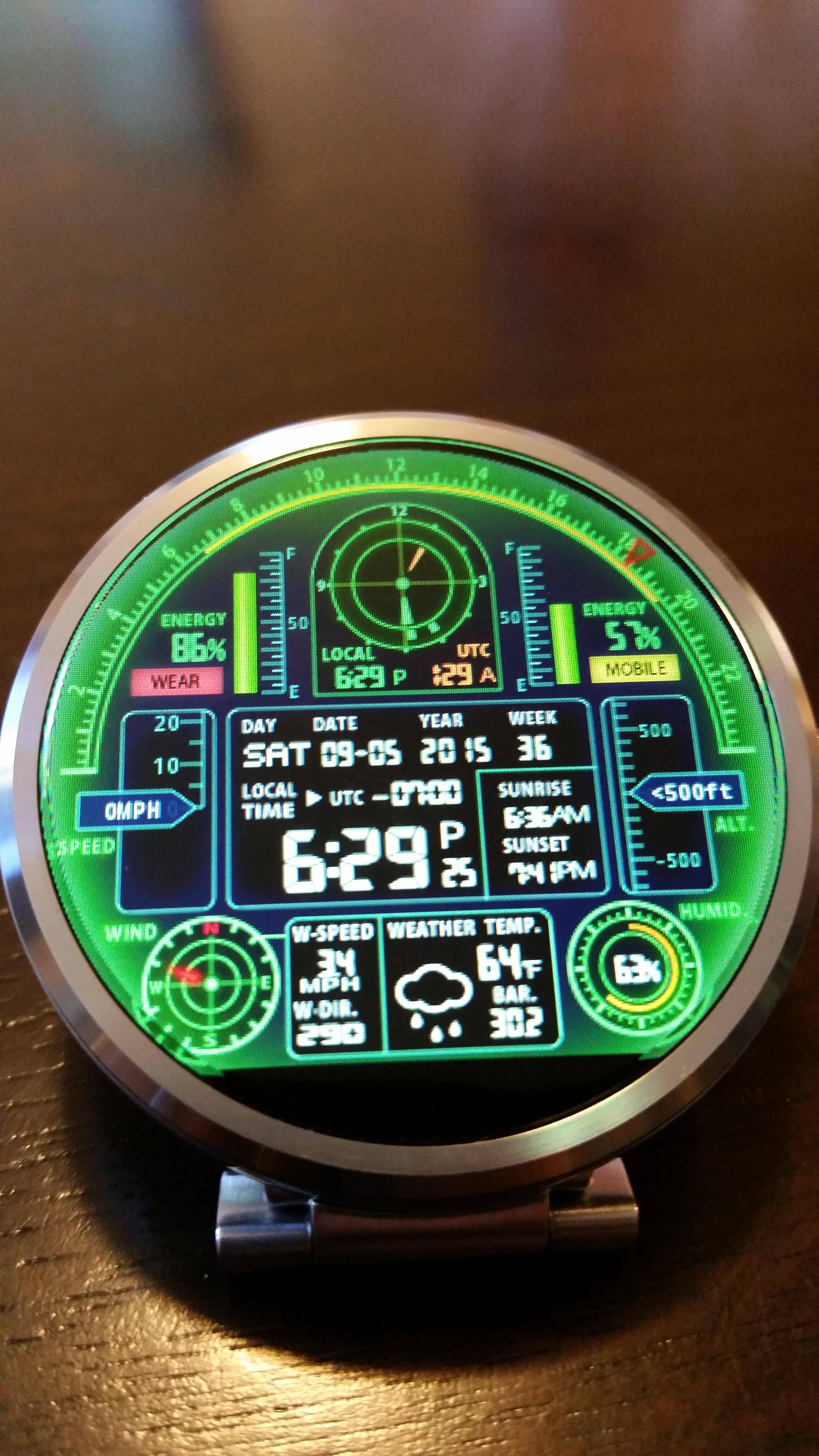 Motorola Moto 360 23mm Smartwatch for Select Android Devices