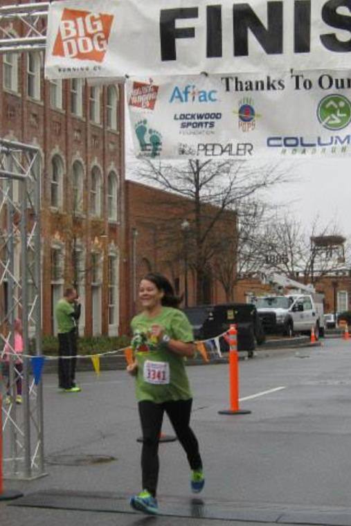 Running with my Garmin - Forerunner 15 GPS Watch!, click to load a larger version