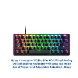 Razer Huntsman V3 Pro Mini 60% Wired Analog Optical Gaming Razer Huntsman V3 Pro Mini 60% Wired Analog Optical Gaming