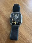 Apple Watch Ultra 2 GPS + Cellular- 49mm - Boîtier Titanium - Bracelet  Green/Grey Trail Loop - M/