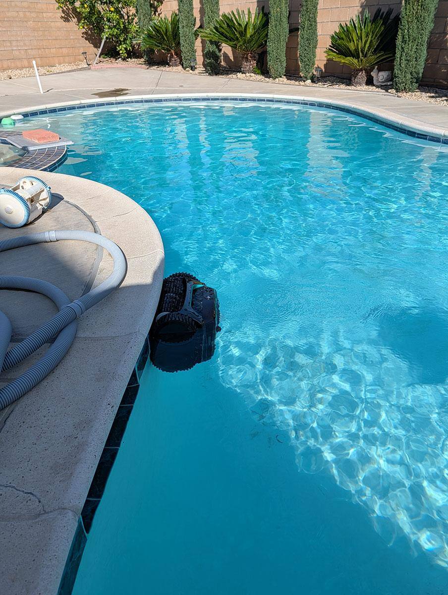 climbing the wall, click to load a larger version