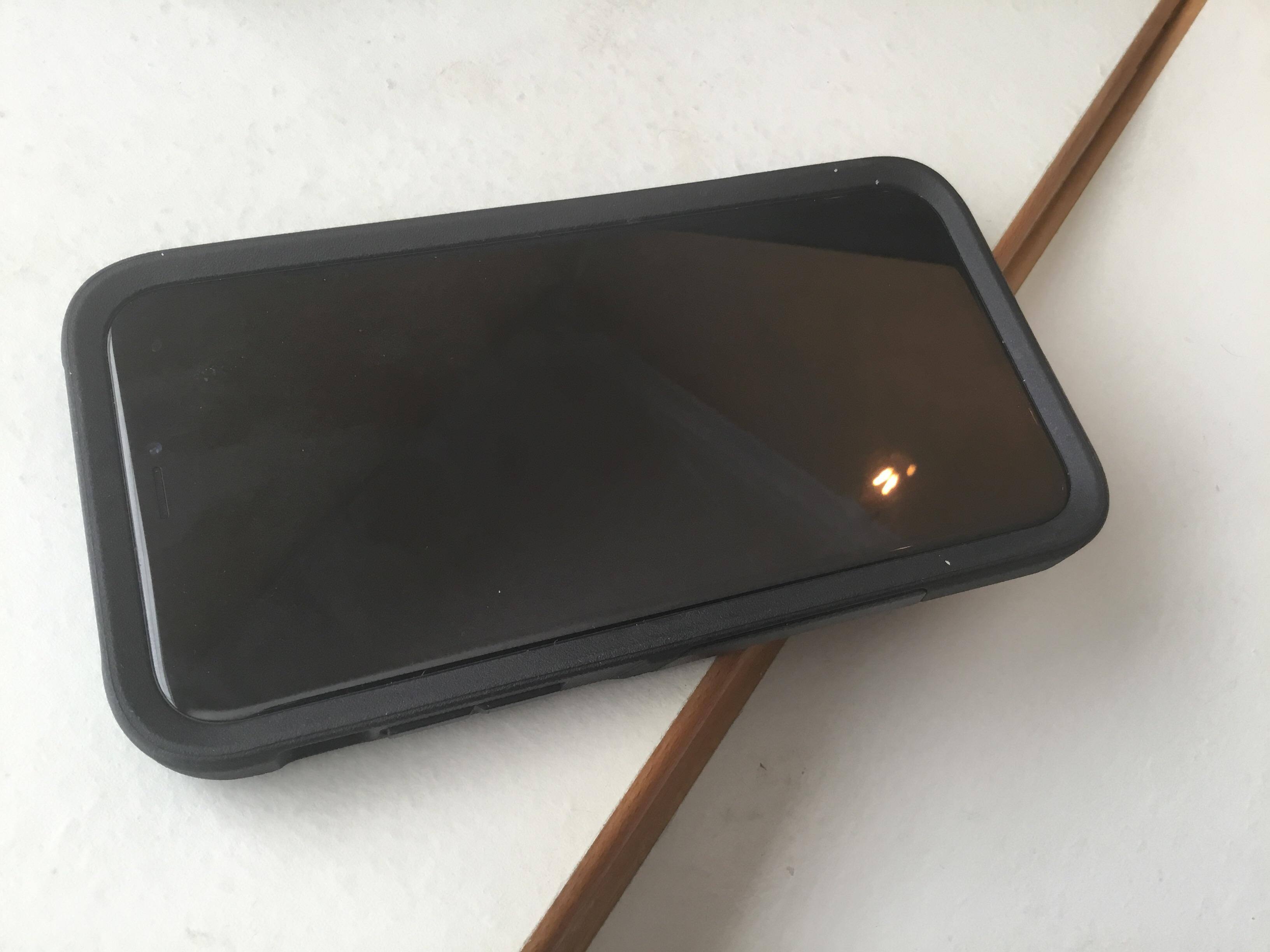 Apple phone on Mac Desk, click to load a larger version