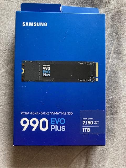 Samsung 990 EVO PLUS SSD 1TB, PCIe Gen 4x4 | 5x2 M.2 2280, Speeds