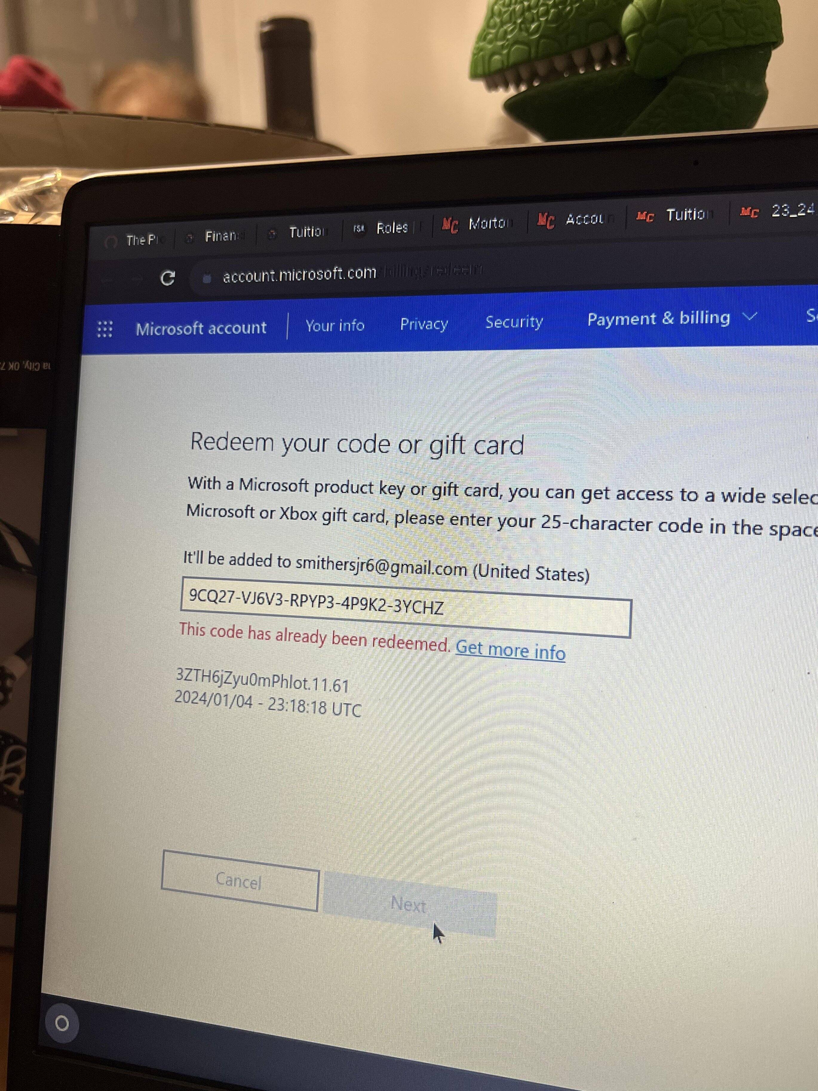 Customer provided image, click to load a larger version