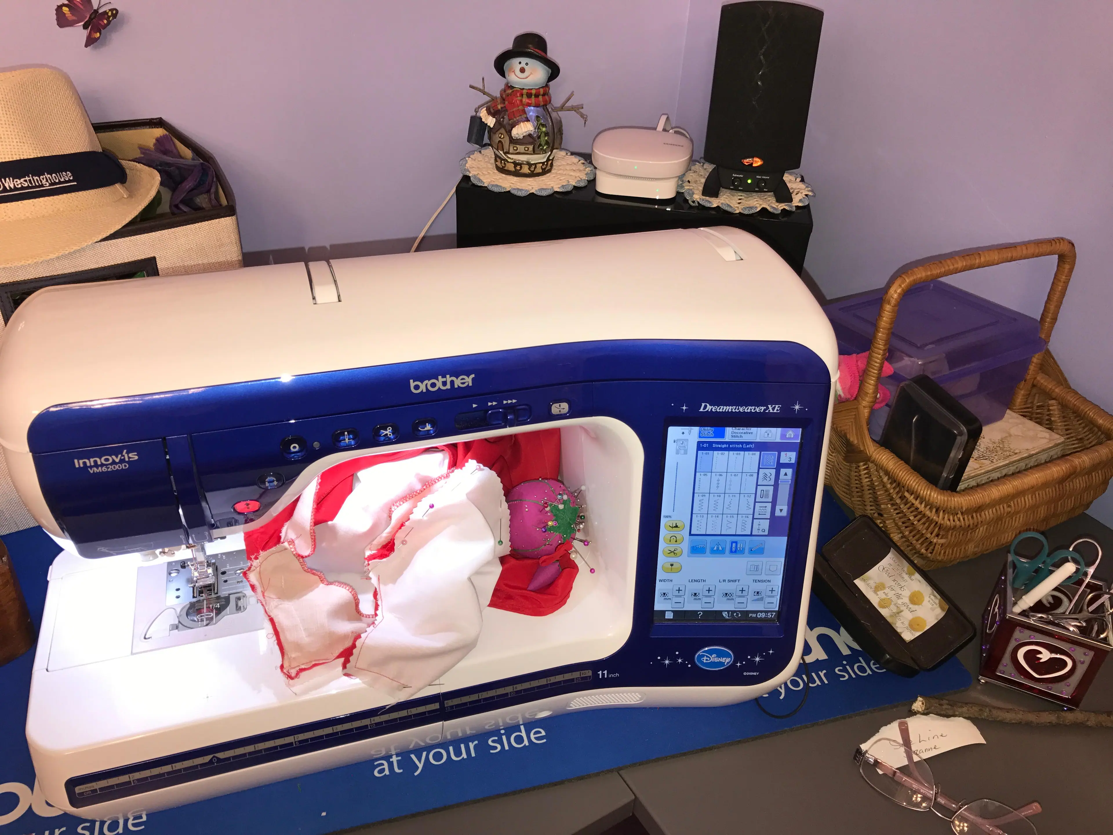 At Home in the Sewing Room!, click to load a larger version