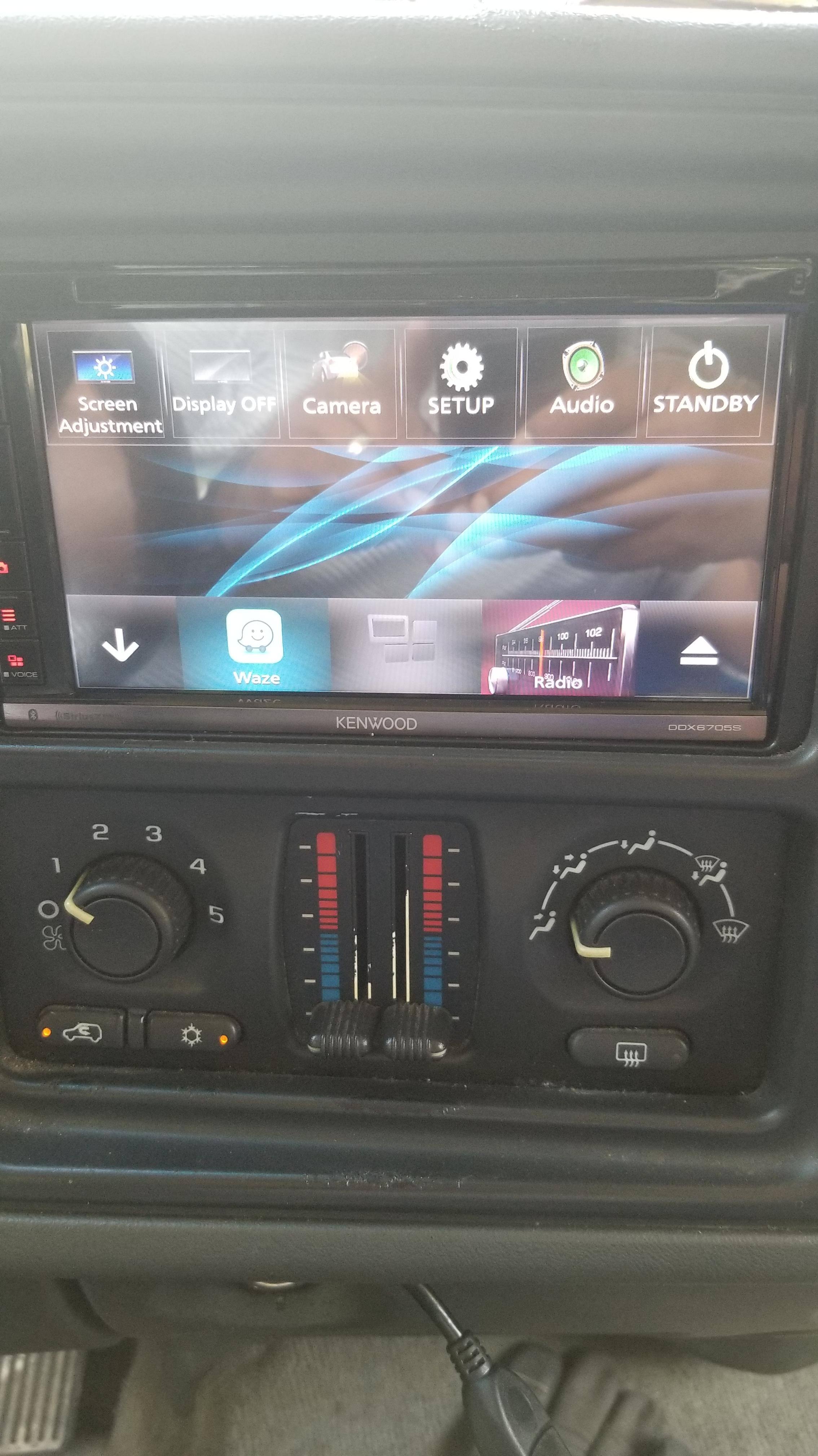 Some of the screen options, click to load a larger version