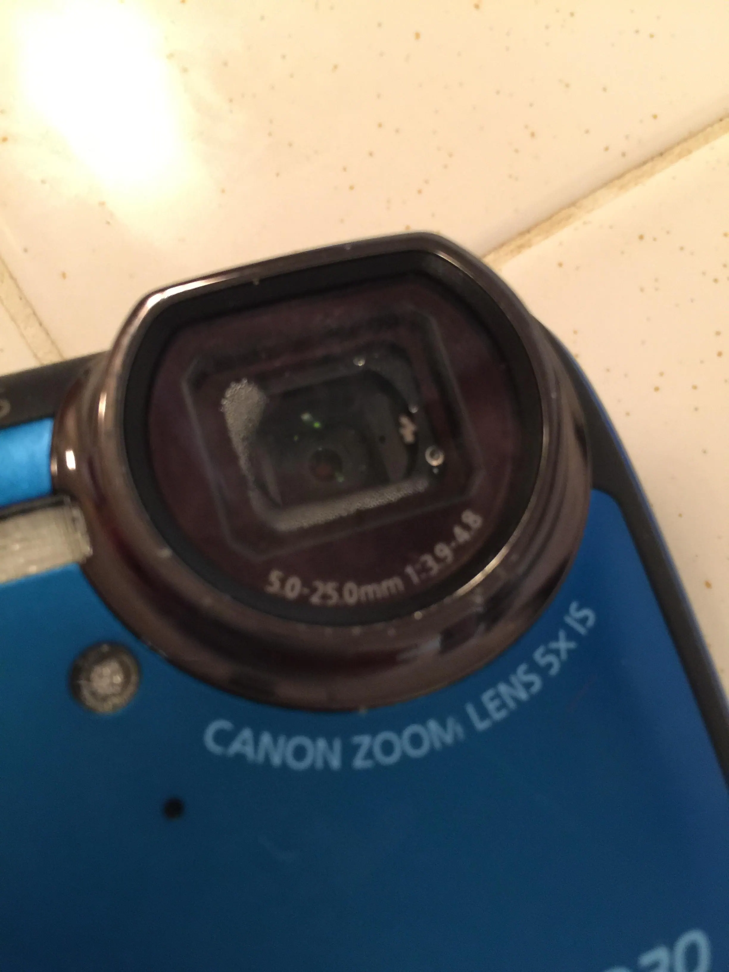 that is water behind the lens, click to load a larger version