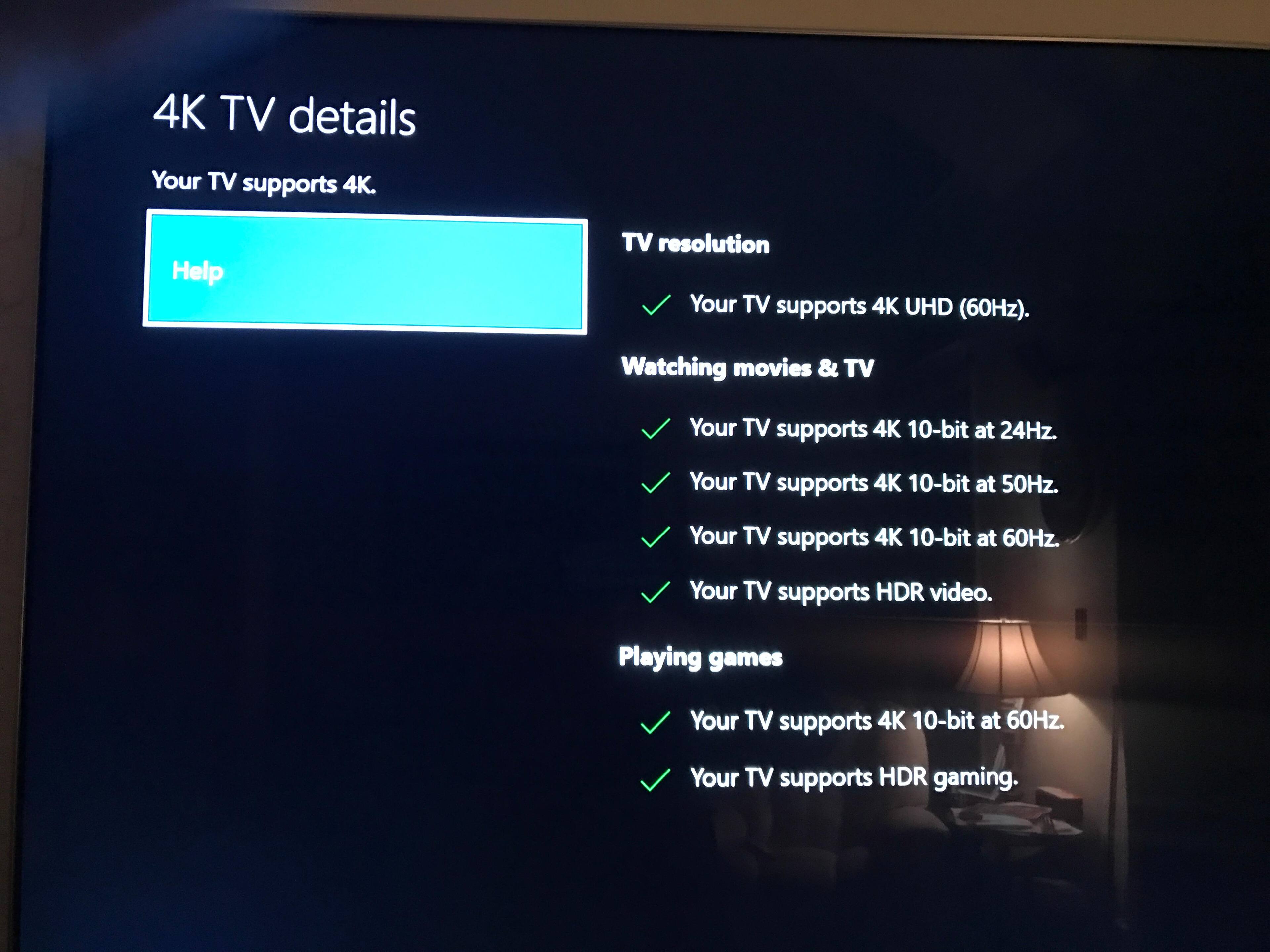 hooked directly to tv, click to load a larger version