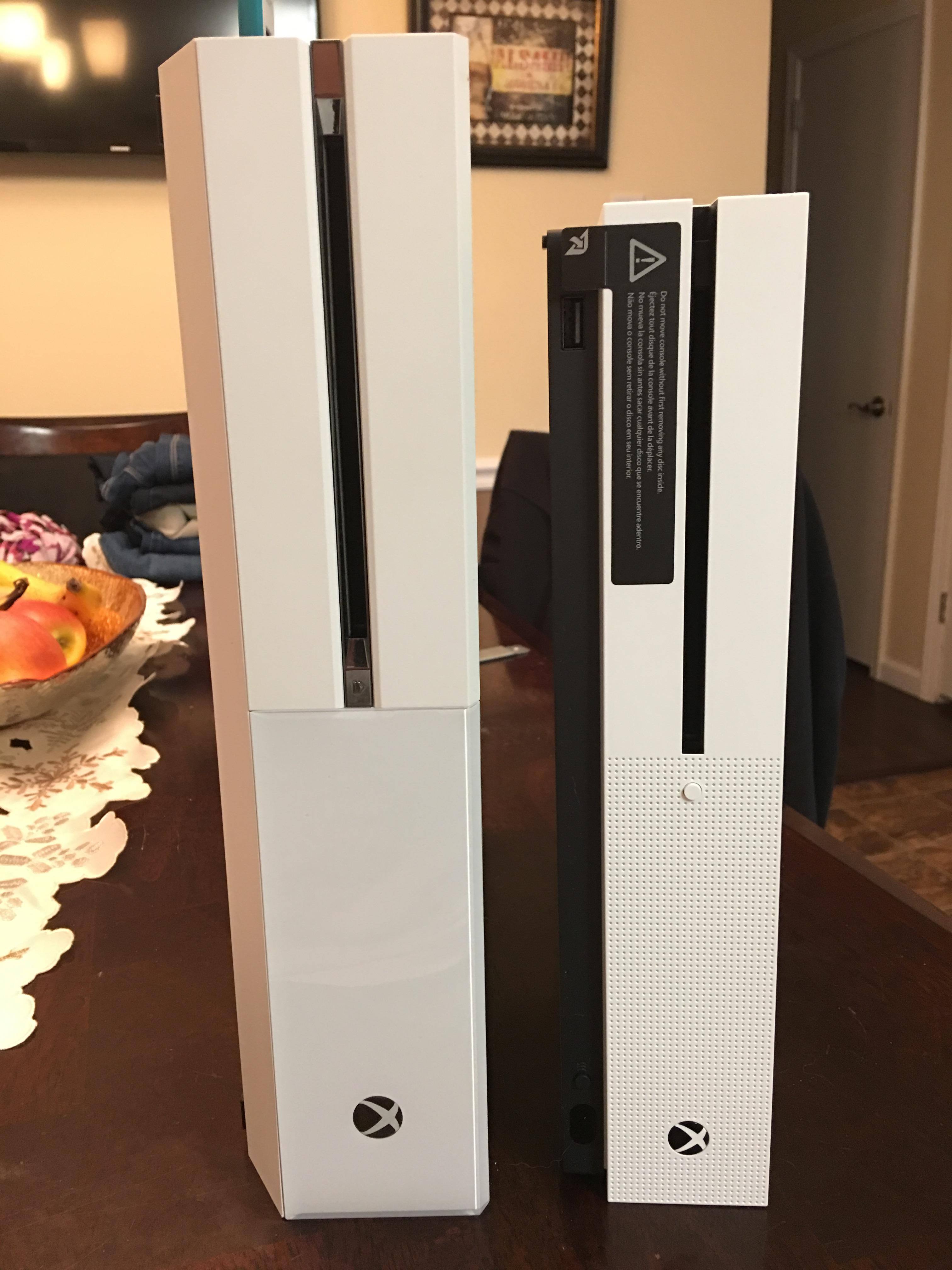 ONE vs ONE S, click to load a larger version