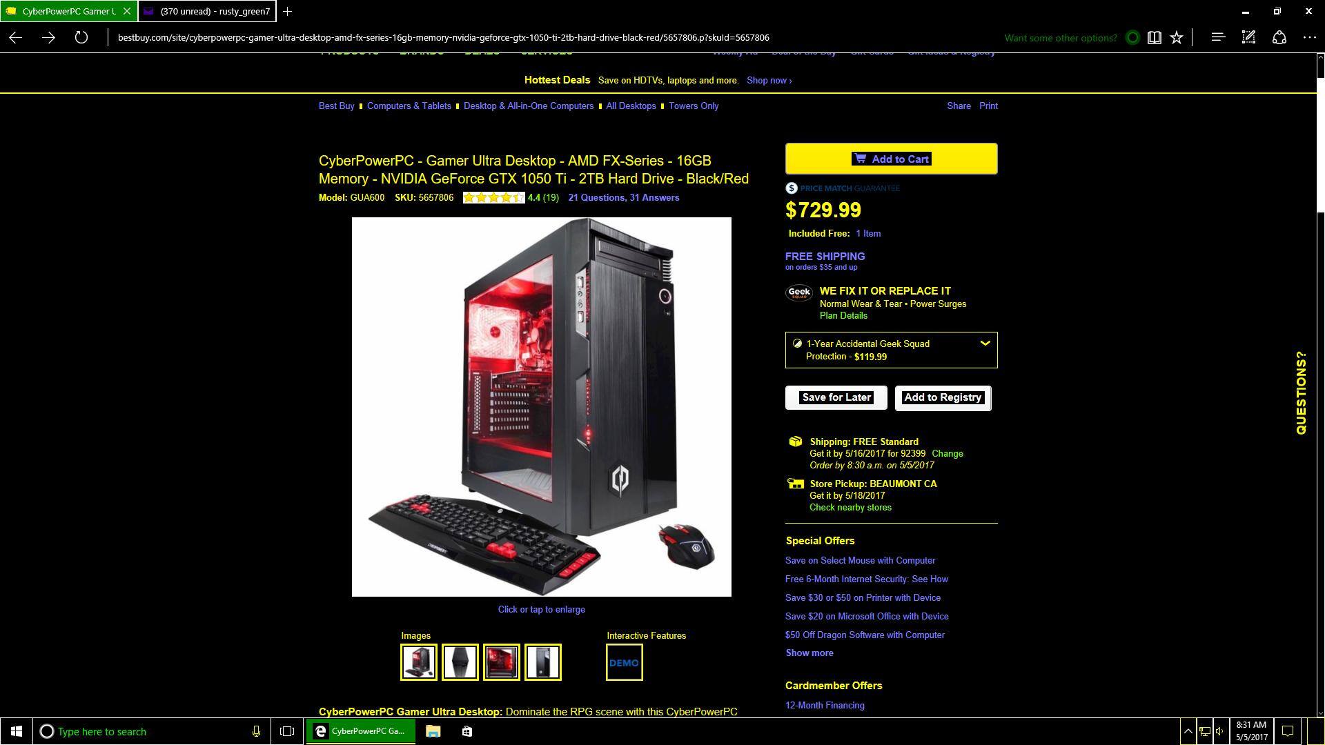 CyberPowerpc, click to load a larger version