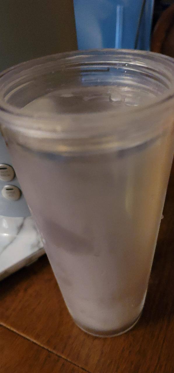 45 minutes after brewed, still 42°, click to load a larger version