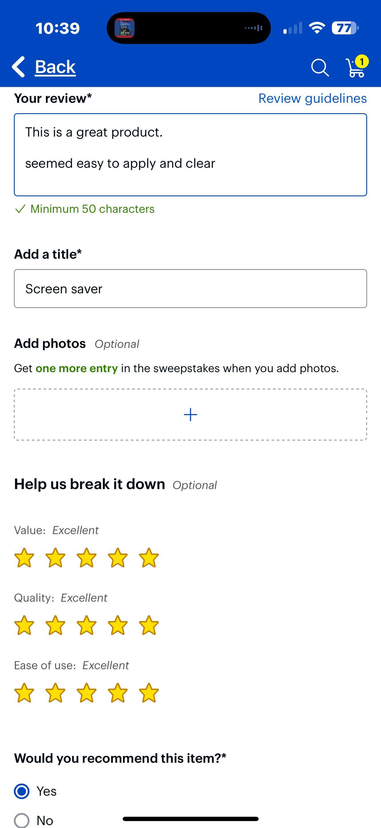 Customer provided image, click to load a larger version