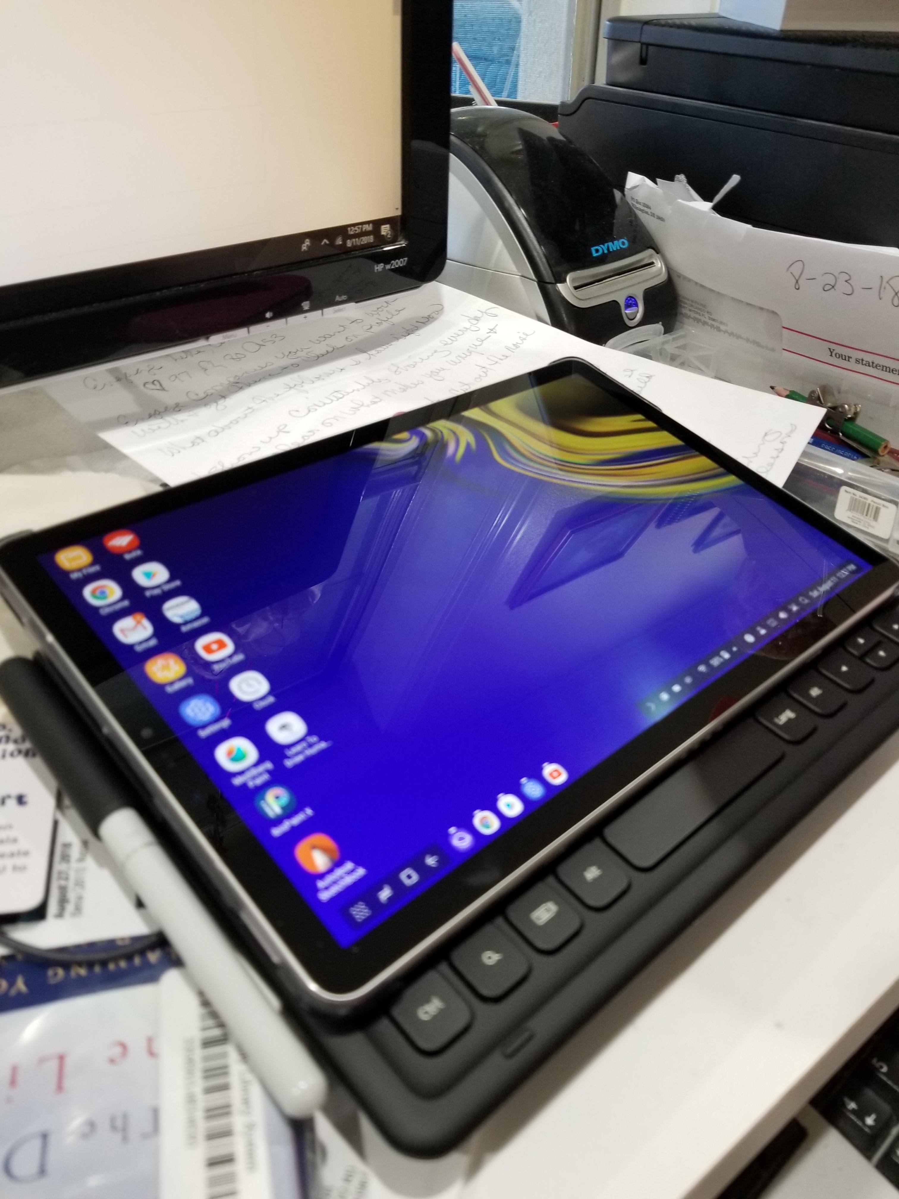 Lays flat for drawing, click to load a larger version