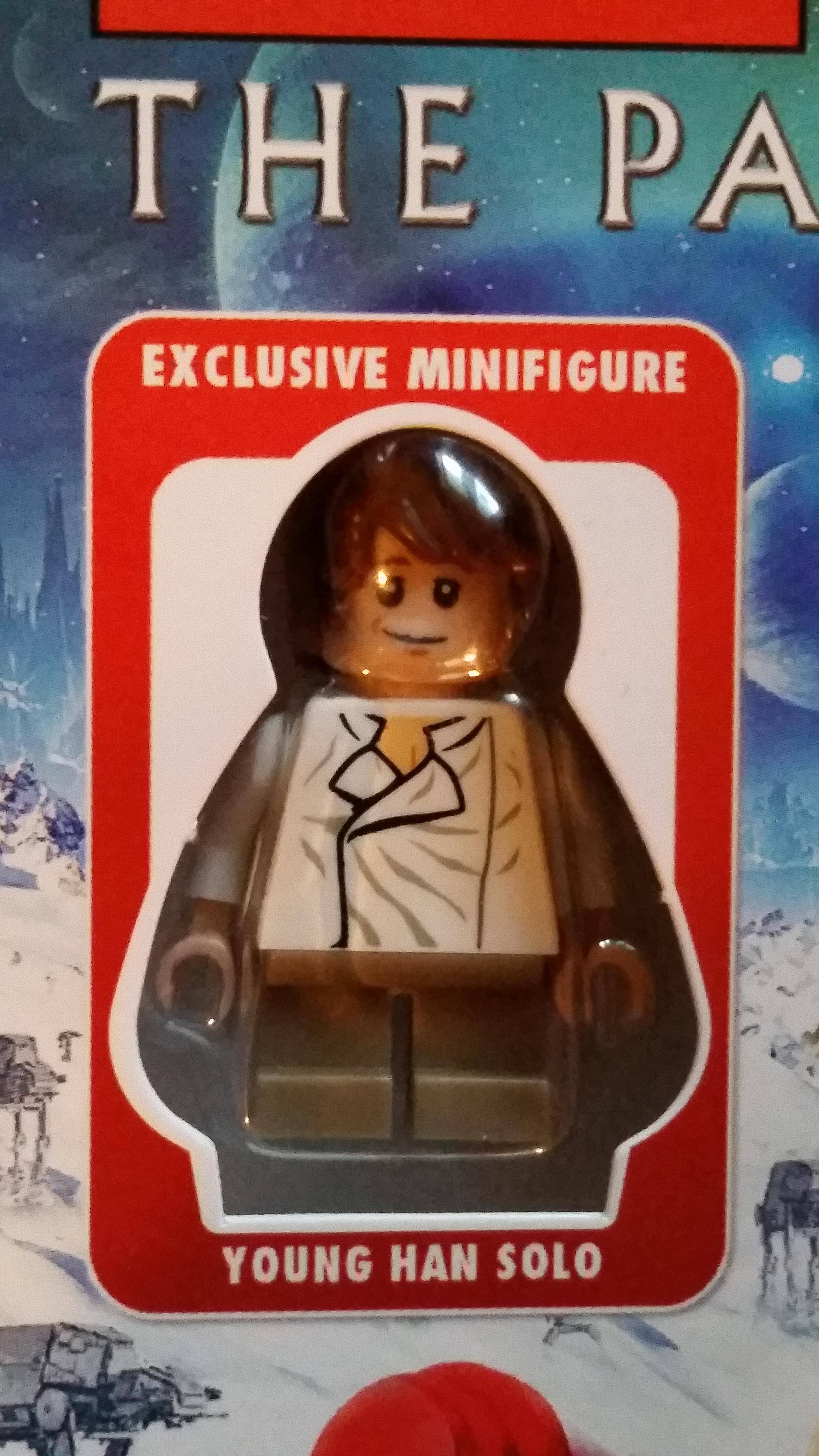 Young Han Solo Minifigure, click to load a larger version
