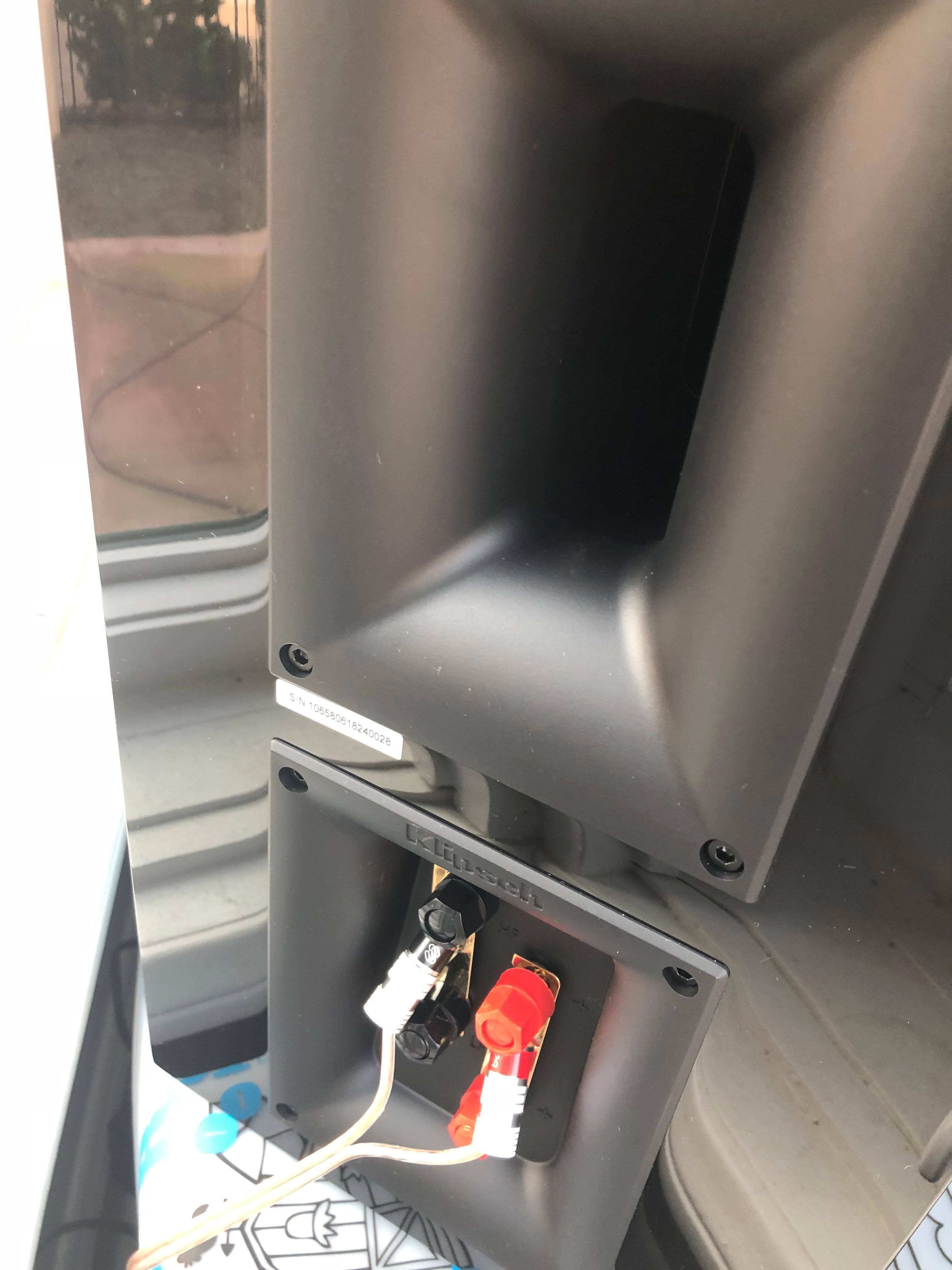 Rear side bass port, click to load a larger version