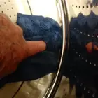 Clothes caught in tub separation, click to load a larger version