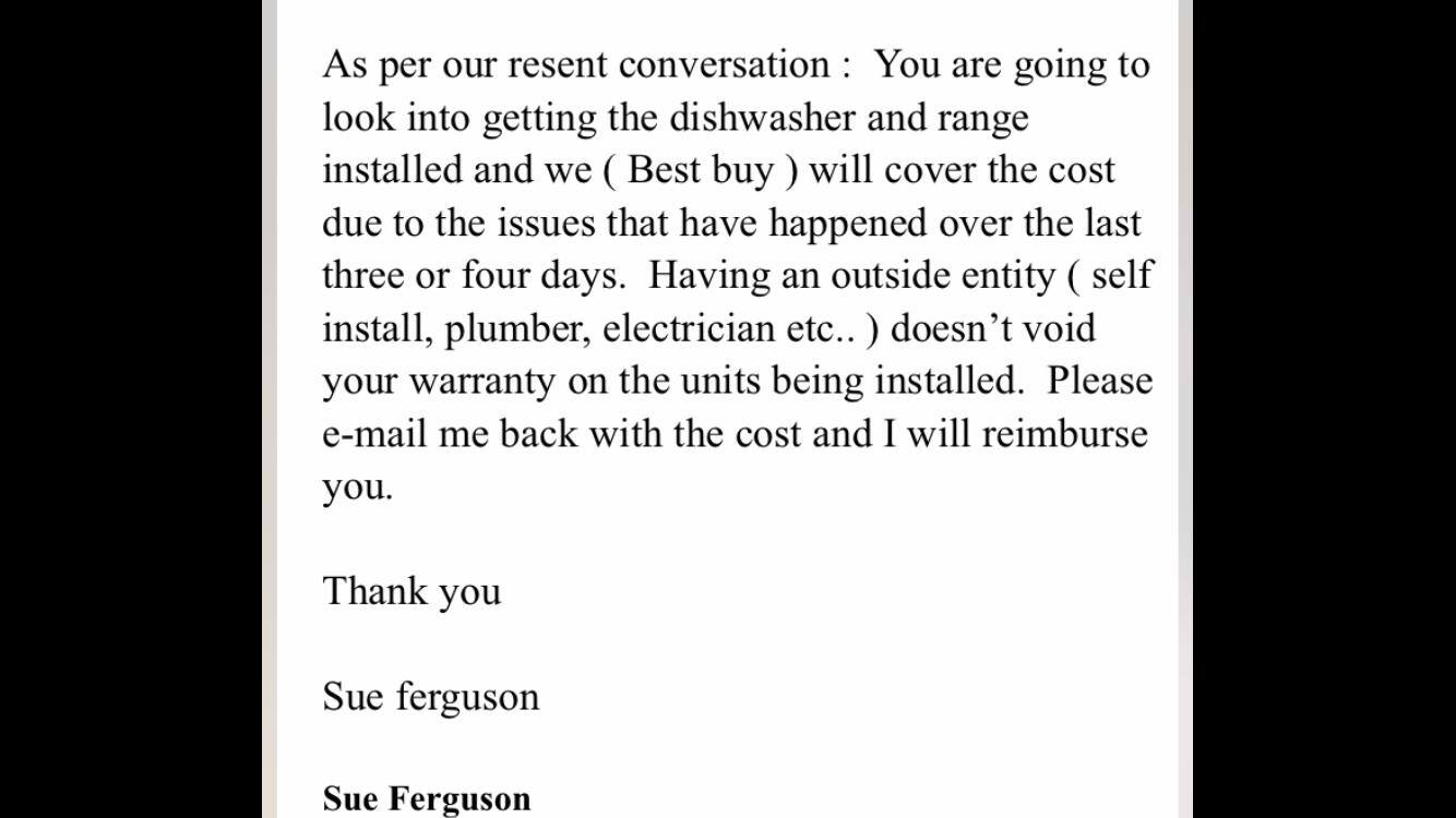 Letter of guarantee, click to load a larger version