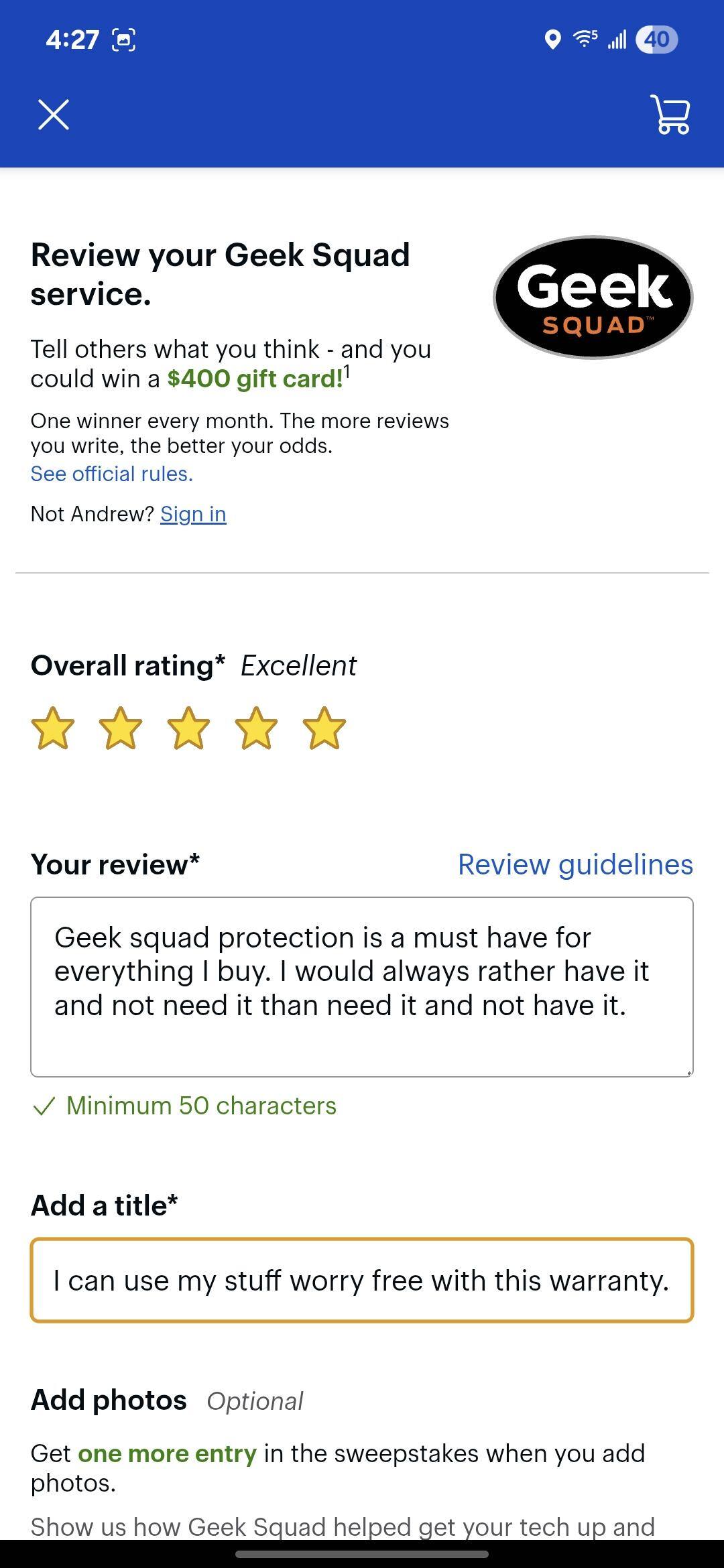 Customer provided, click to load a larger version