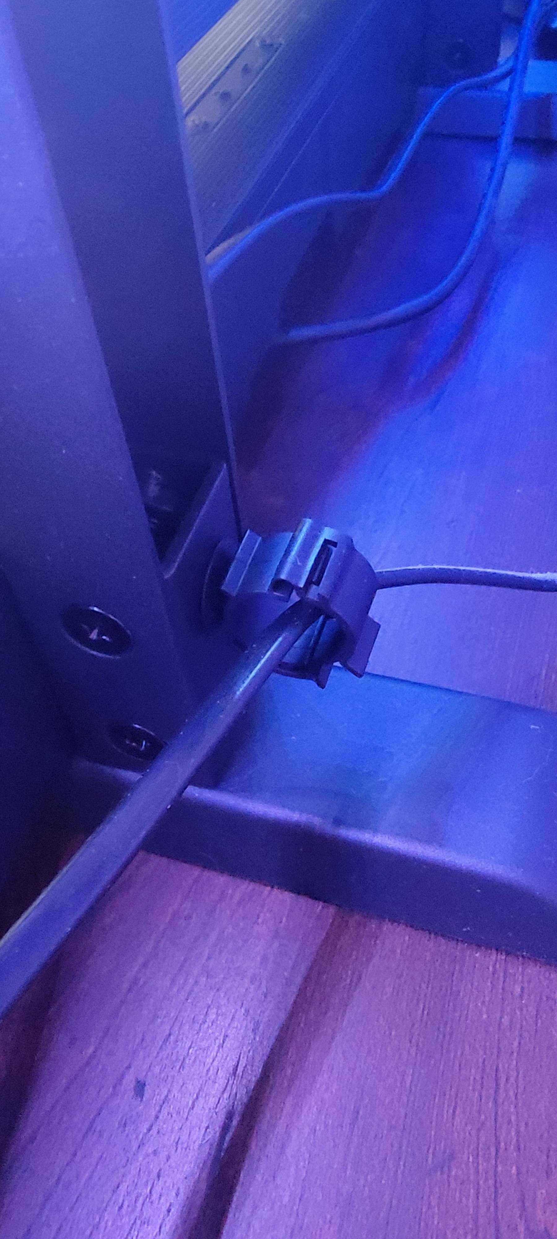 Cord management (one for each side)., click to load a larger version