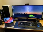 Here it is for scale at my desk setup, click to load a larger version