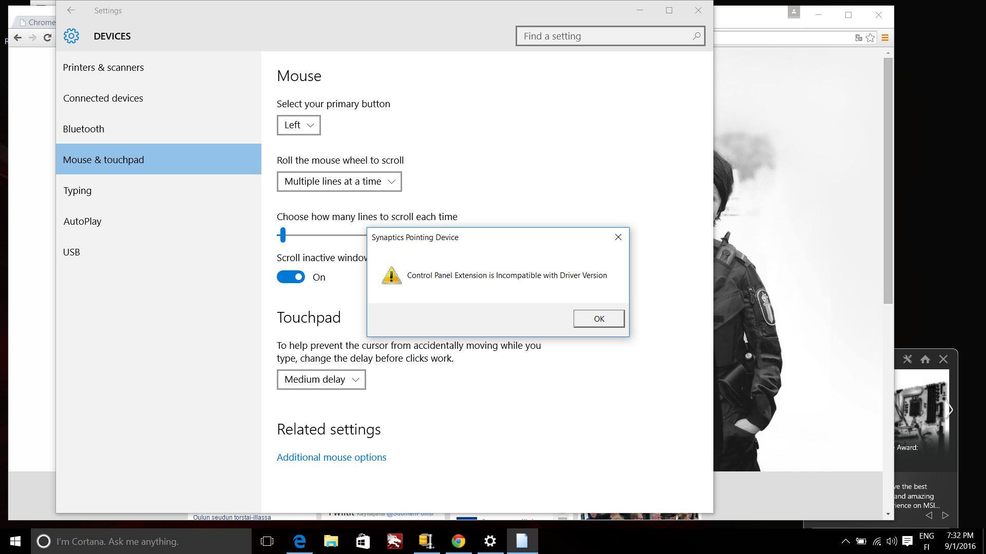 Literally right out of the box, click to load a larger version