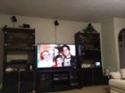 Outstnding TV Reception At 1080i - RCA Amplified Antenna On Top Of Entertainment Center, click to load a larger version