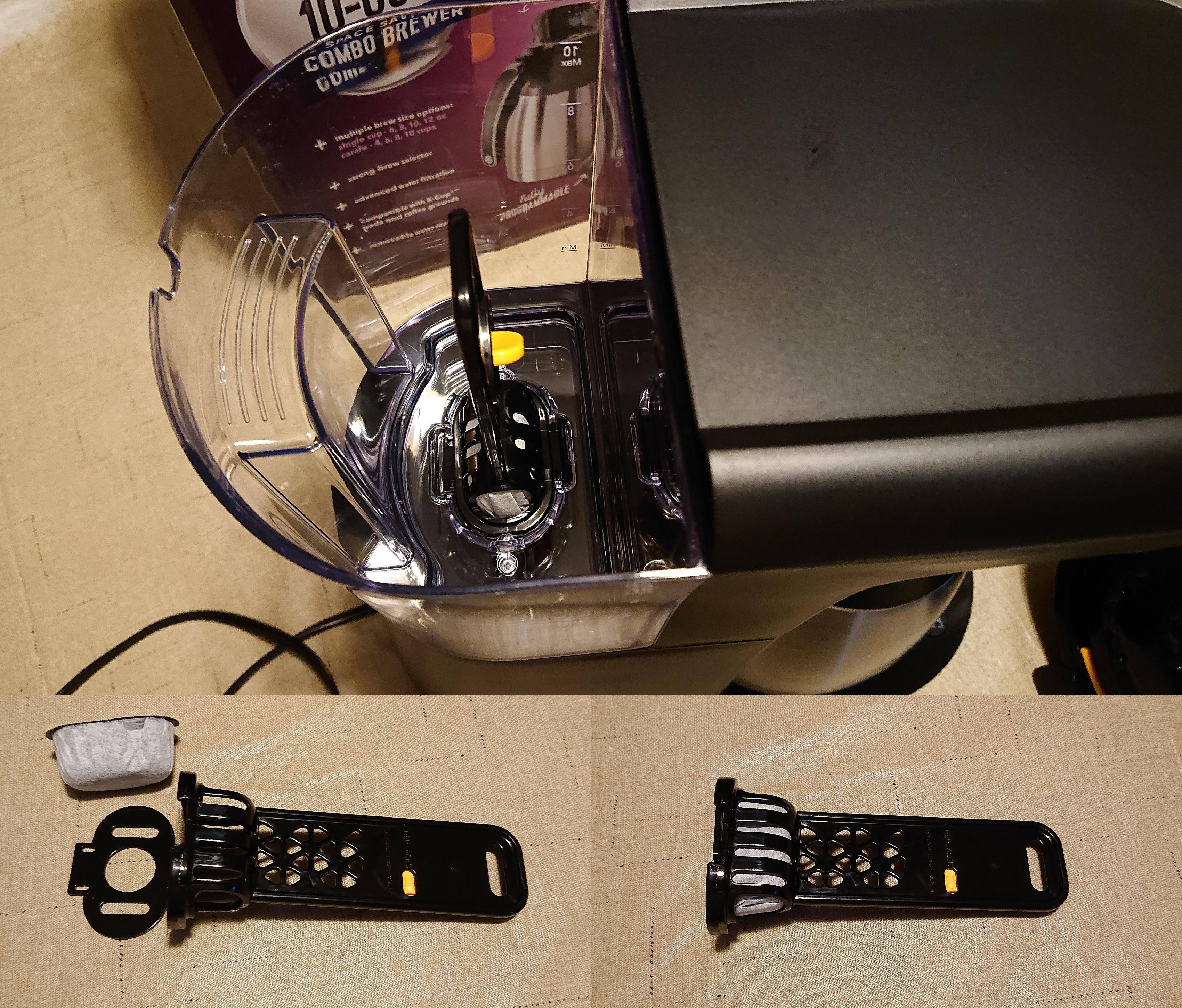 Water filter setup, click to load a larger version