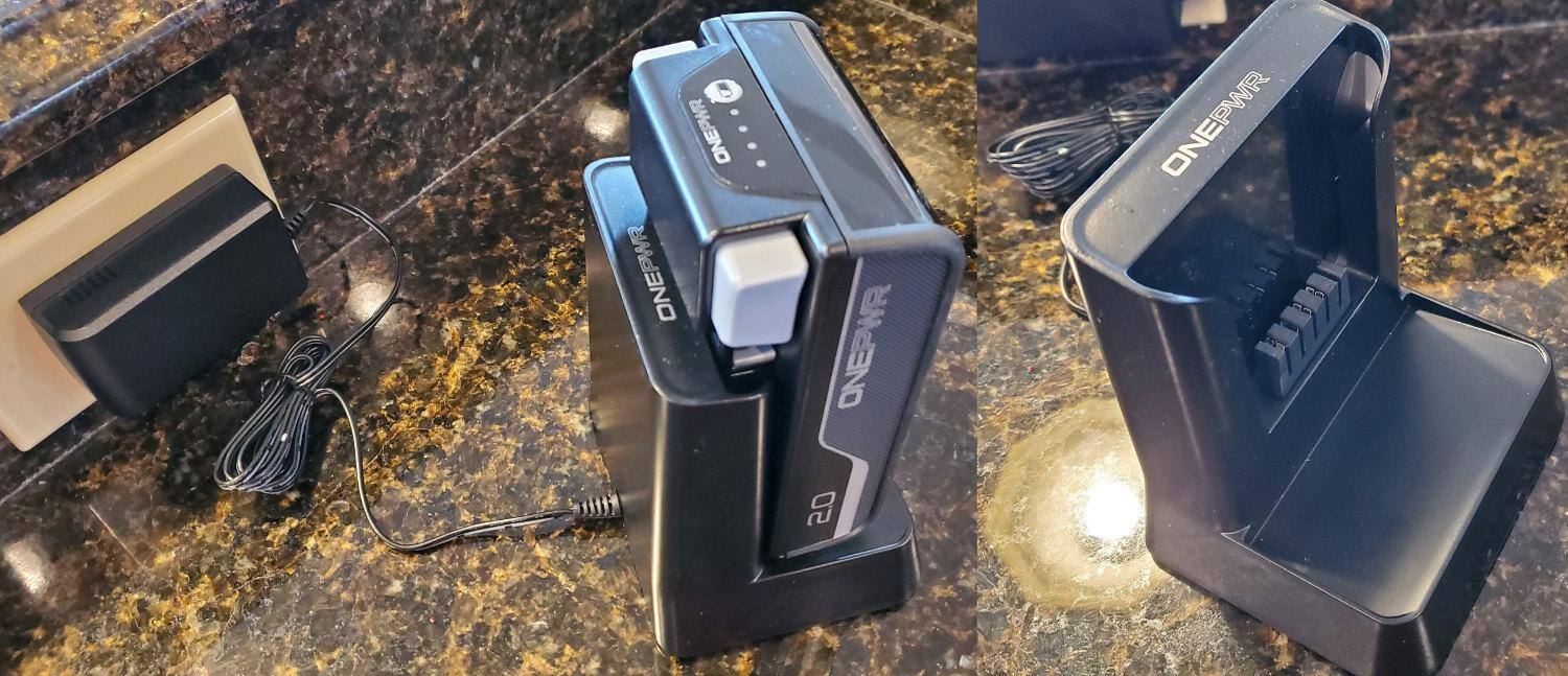 Battery + Charger, click to load a larger version