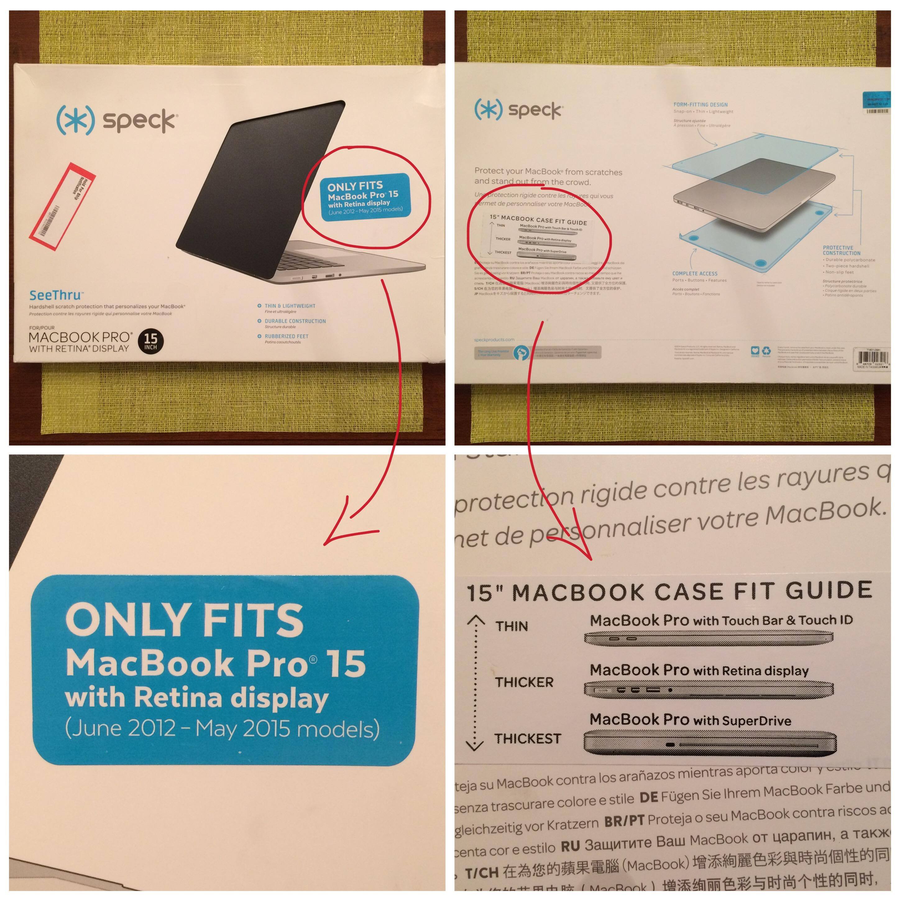 (From Left to Right, Top to Bottom) The front of the box, the back of the box, the sticker from the front of the box, and the sticker from the back of the box., click to load a larger version