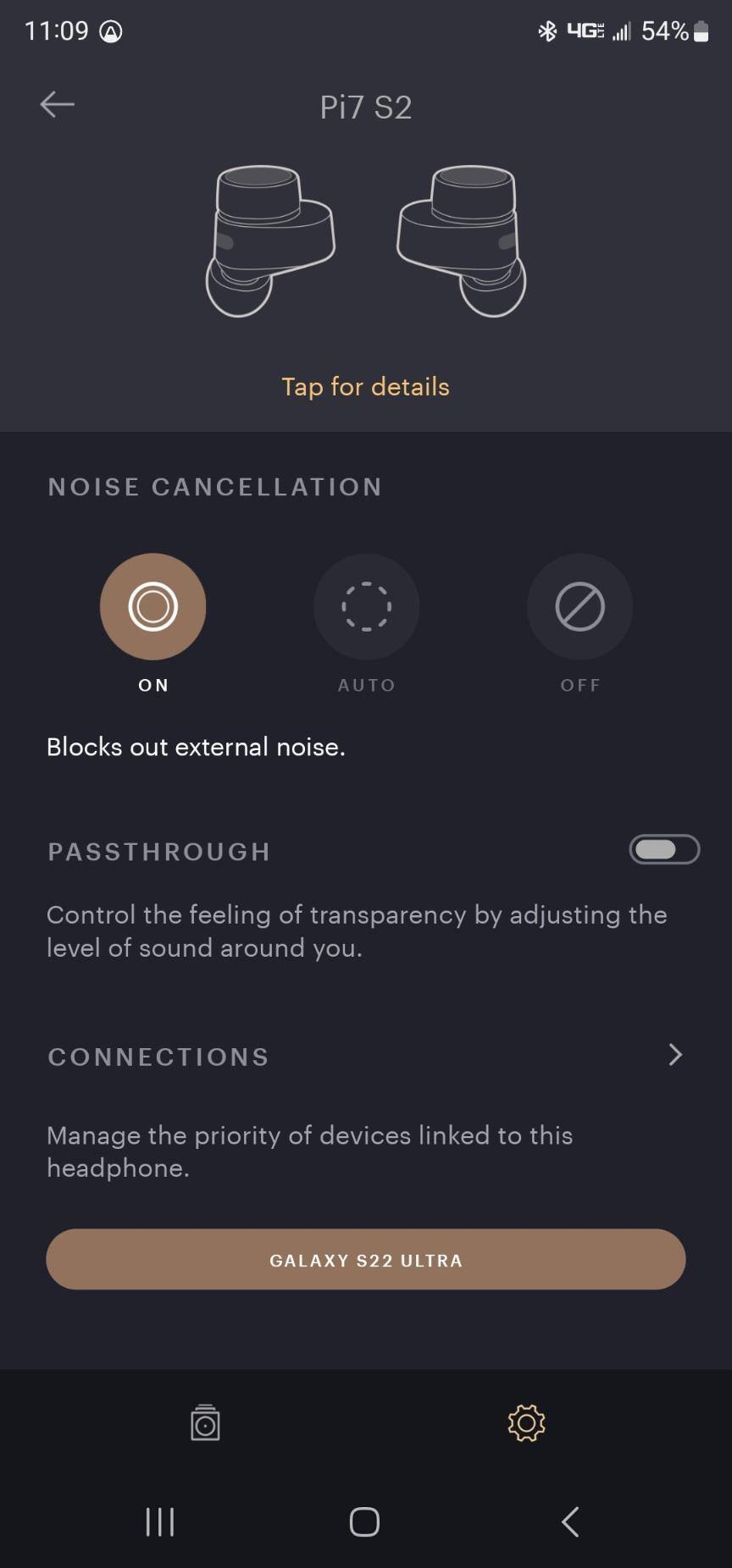 The app in action, click to load a larger version
