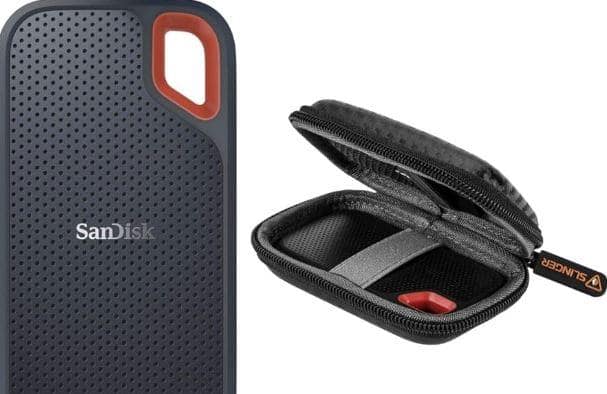 SANDISK Extreme Portable 8TB External USB C NVMe SSD Black
