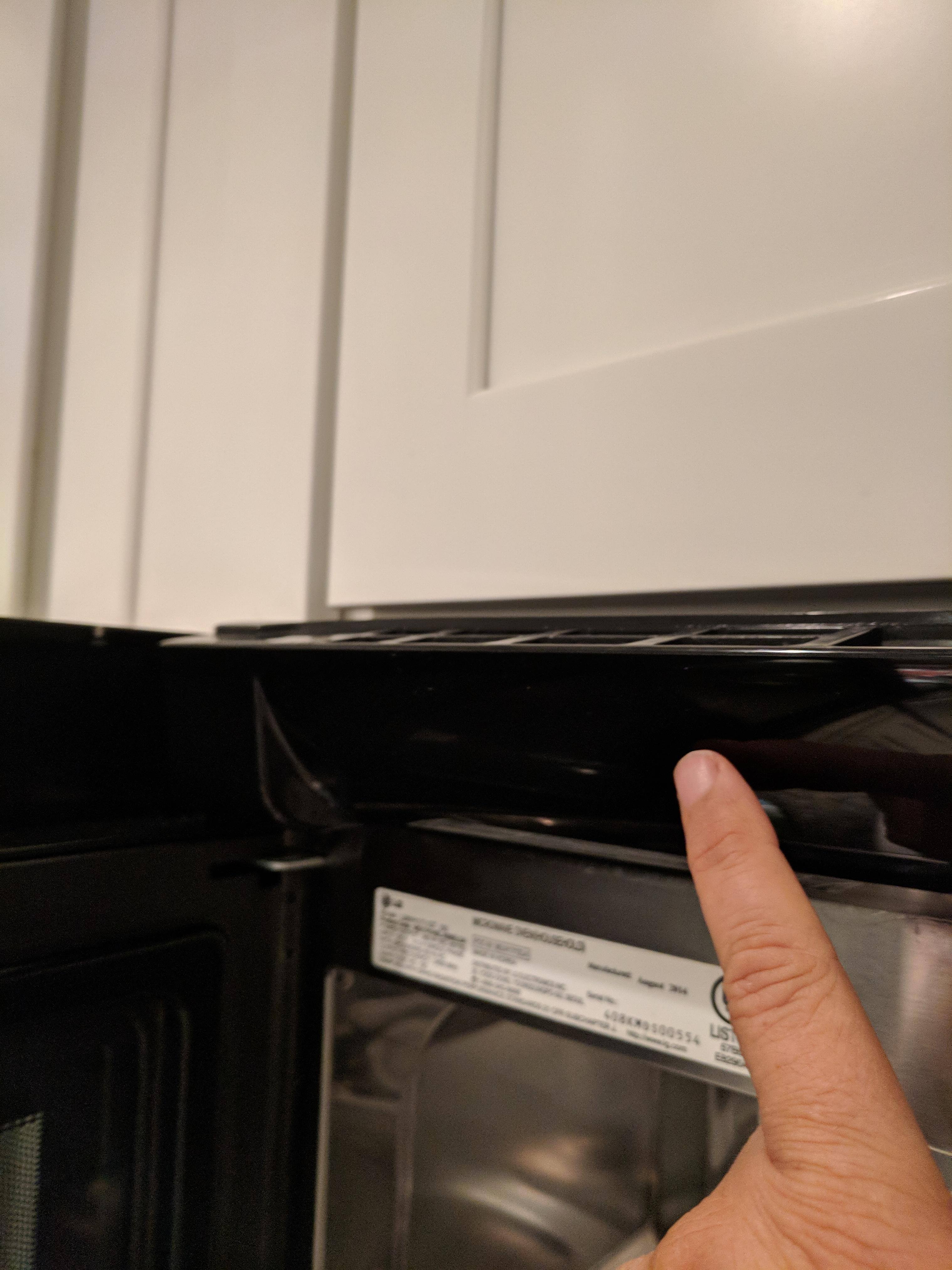 See picture sequence, as I press my finger plastic moves, click to load a larger version