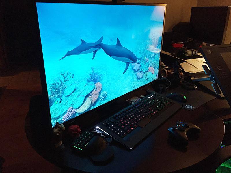 4K Screen Monitor Setup, click to load a larger version