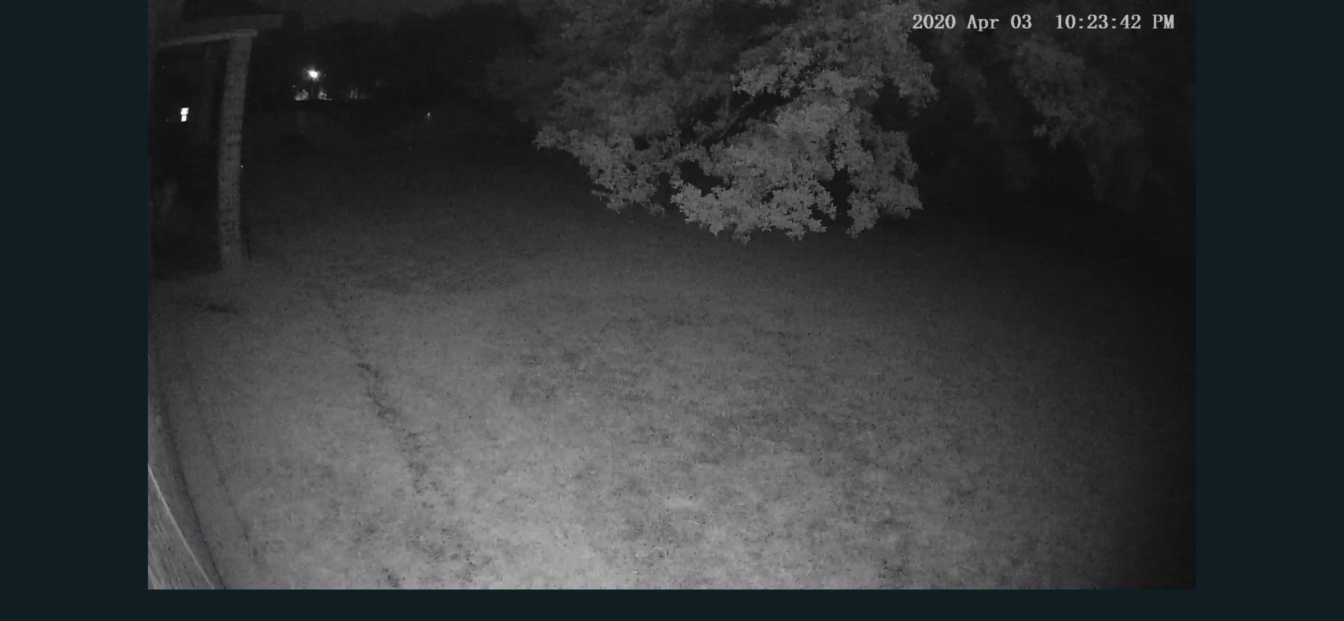 IR Lighting is very consistent with no significant hot spot, click to load a larger version