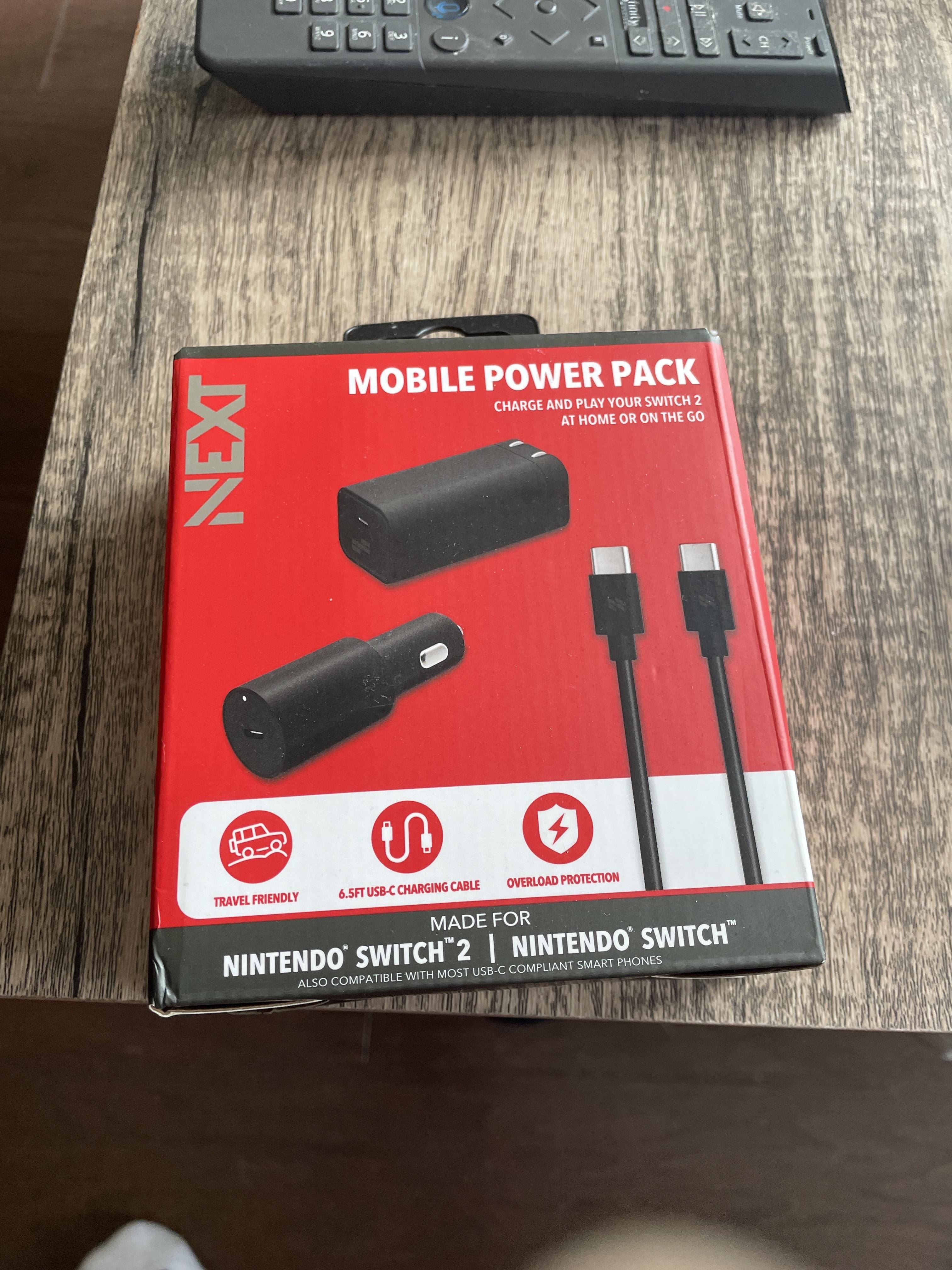 NEXT Universal Mobile Power Pack for Nintendo Switch 2 and Switch