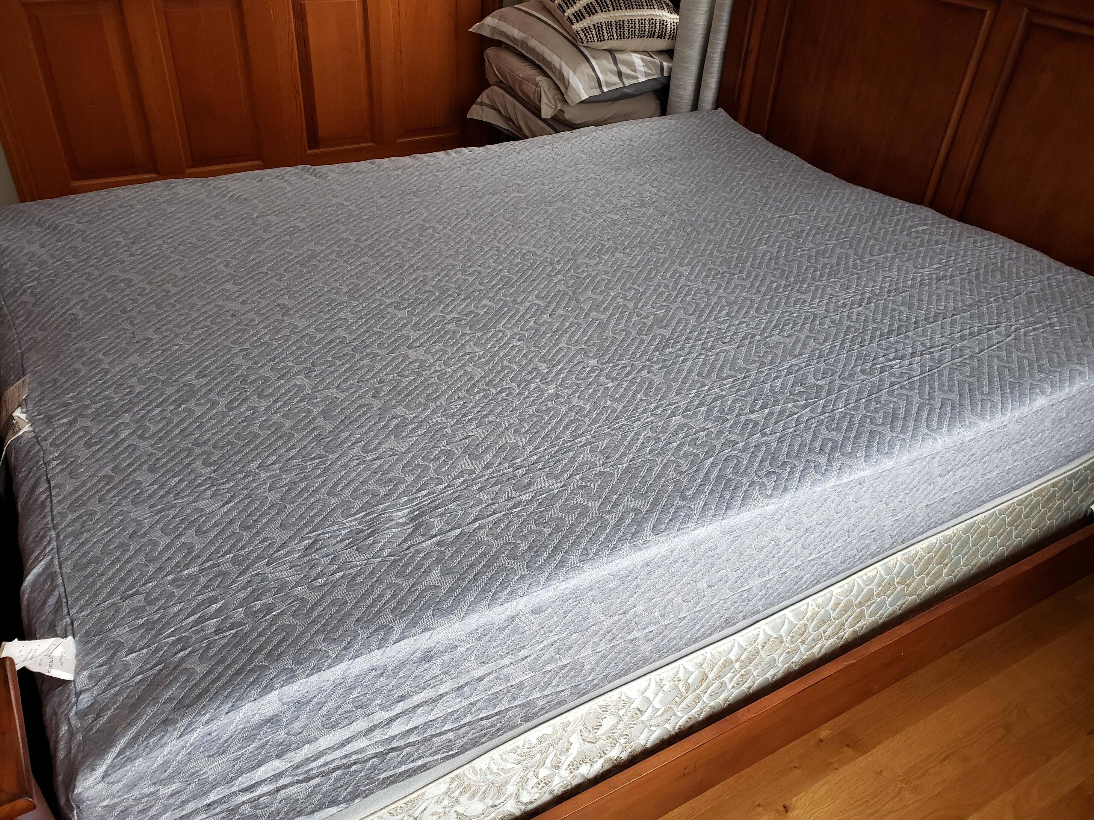 The mattress rolled out, click to load a larger version