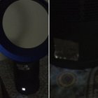 a small square of aluminum tape is our solution to the LED beacon, click to load a larger version