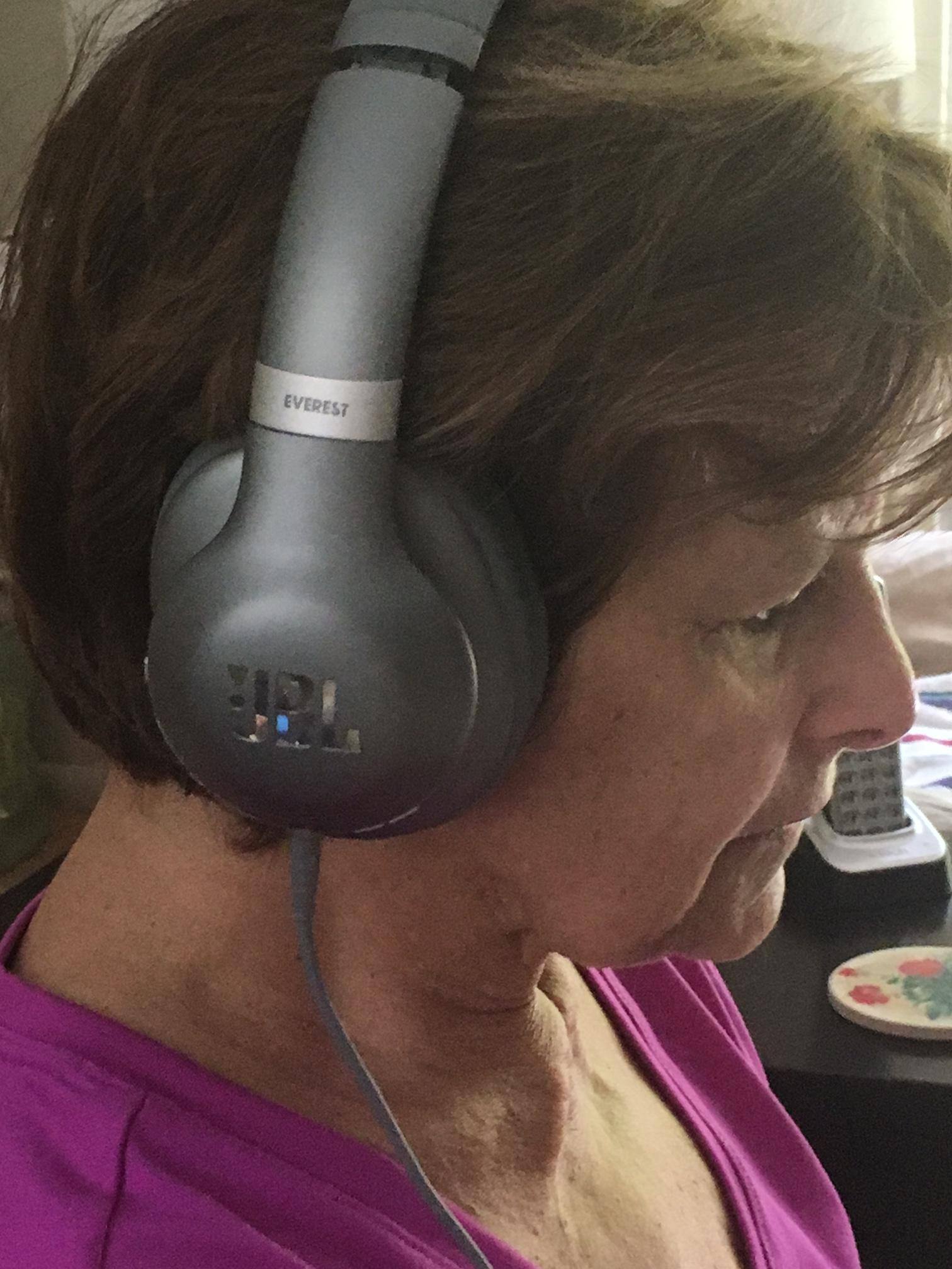 Listening to Vinyl Records Using the 3.5mm Cable to My Amp/Record Player, click to load a larger version