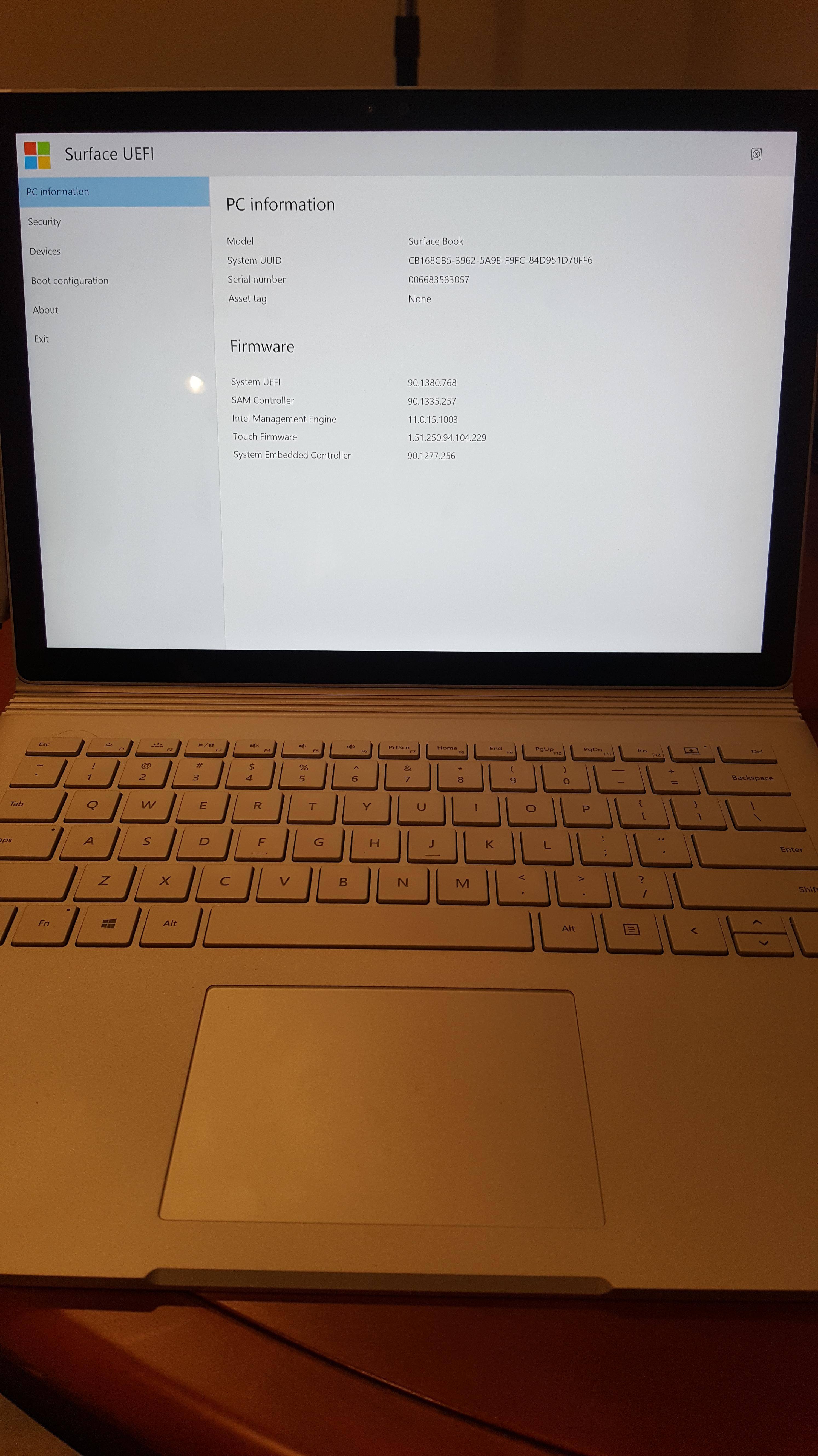 Surfacebook version of the red ring of death, click to load a larger version