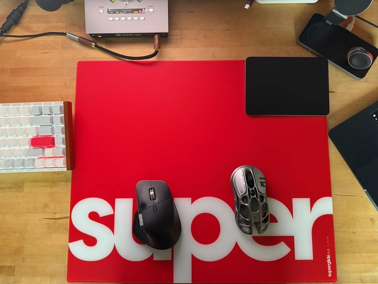 Pulsar Superglide Glass Mousepad v2 XL Red SGPXLR2 - Best Buy