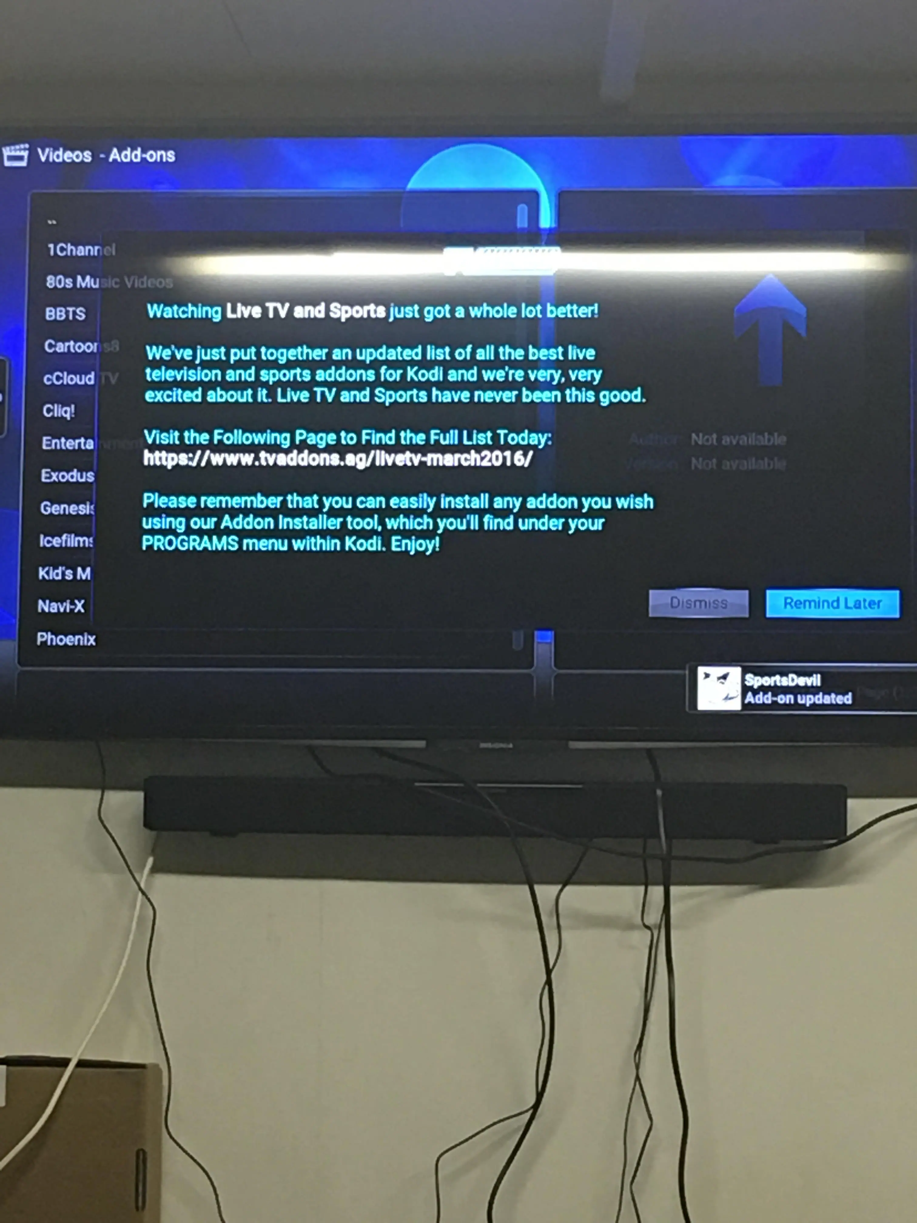 55" tv still not done., click to load a larger version