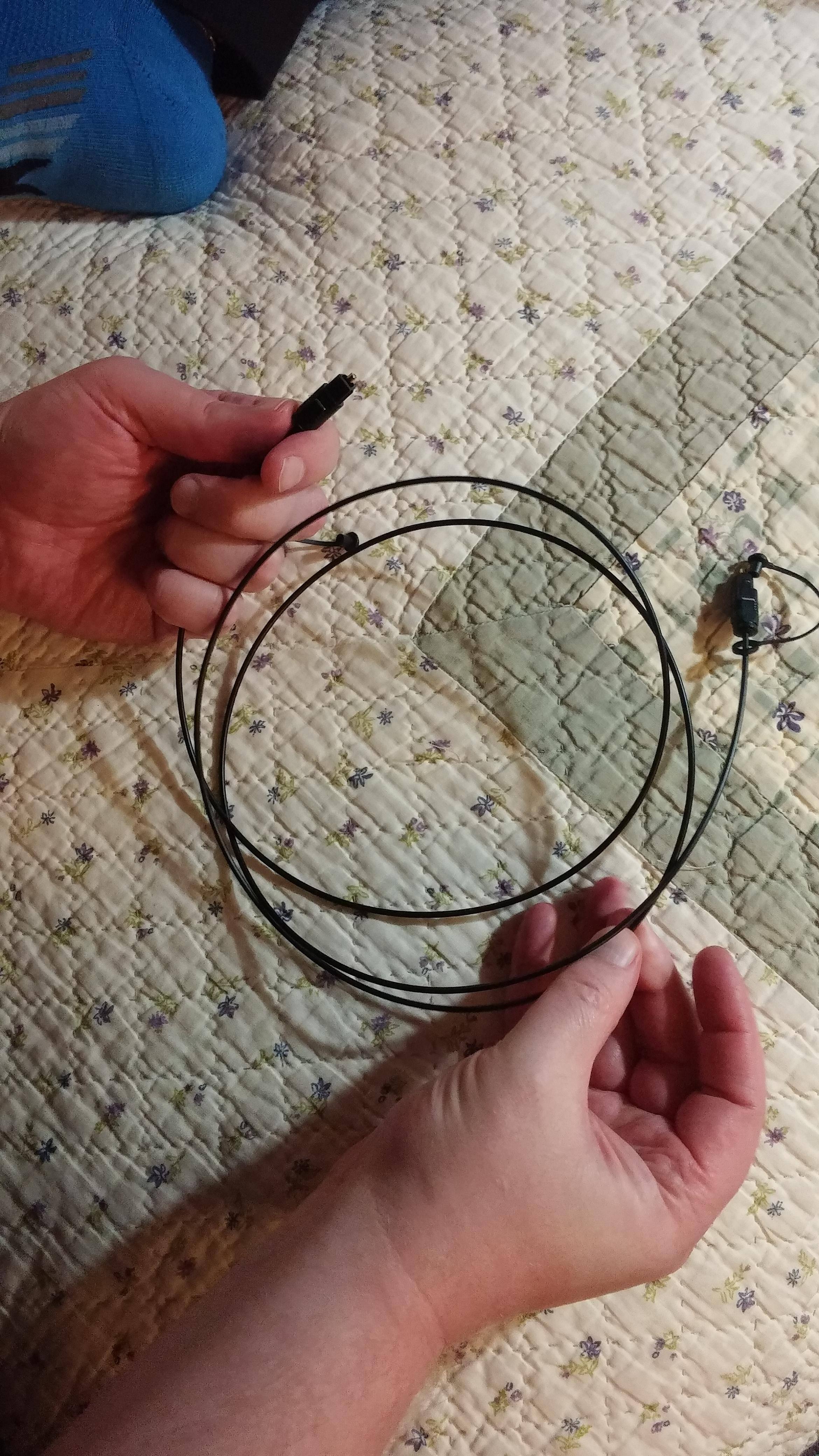 poor optical cable, click to load a larger version