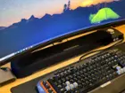 Fits cleanly under my arm-mounted monitor., click to load a larger version
