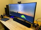 The SR-C20A under my 34" ultrawide monitor., click to load a larger version