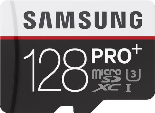 Samsung - PRO+ 128GB microSDXC UHS-I Memory Card, click to load a larger version