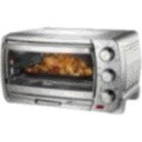 Brushed chrome Oster oven, click to load a larger version